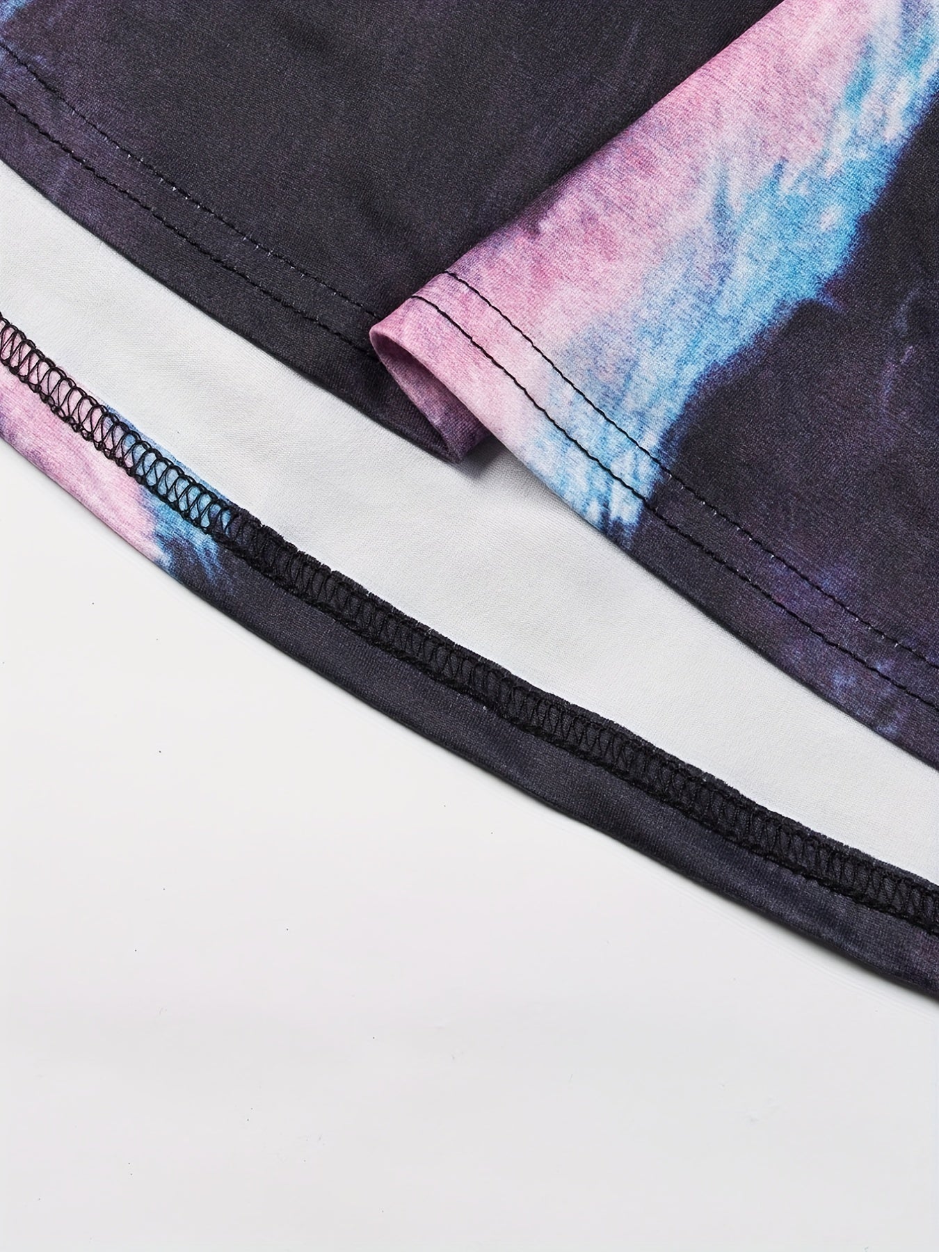 Tie Dye V Neck Tee & Pants Set