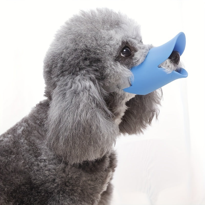 Duck Dog Muzzle - Silicone, Cute Design
