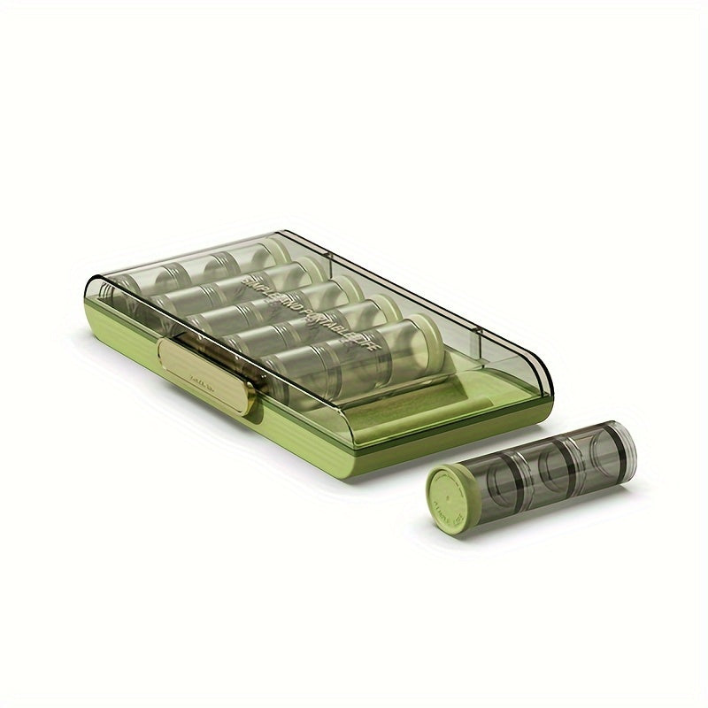 1PC Transparent Divided Jewelry Storage Box Portable Earrings Necklace Organizer