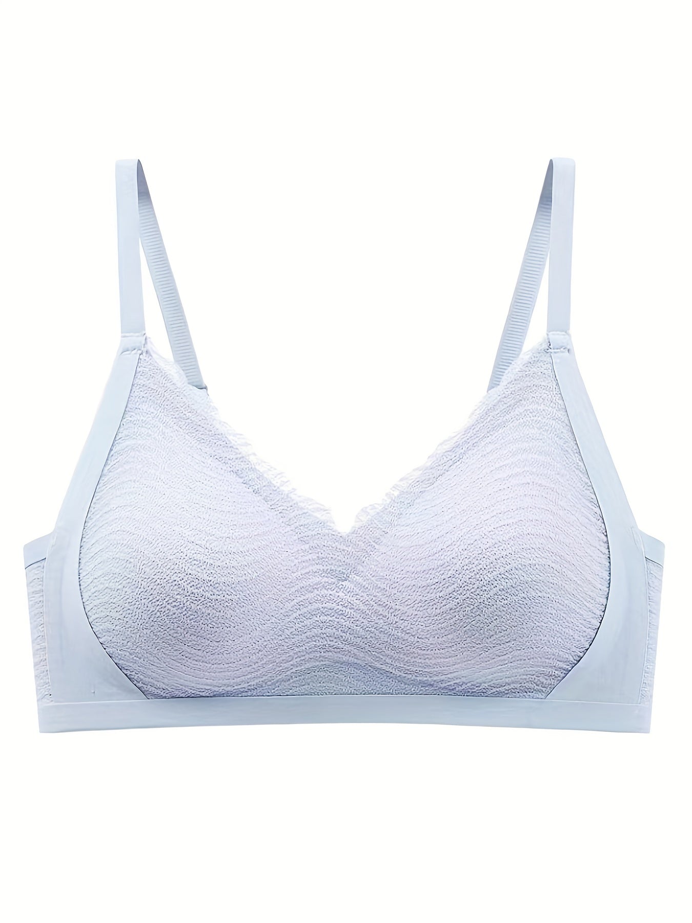 Lace Wireless Push Up Bra - Comfortable & Breathable