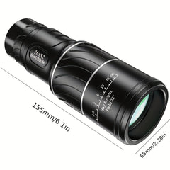 16X52 Outdoor Monocular HD Compact Handheld Telescope for Bird Watching Camping