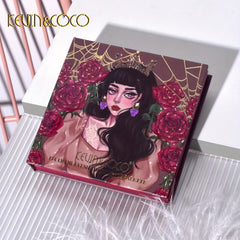 13 Colors Eyeshadow Palette - Pink Orange Brown Multicolor Palette