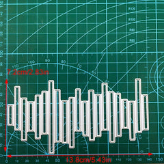 Rectangular Stripe Frame Metal Cutting Dies for DIY Scrapbooking
