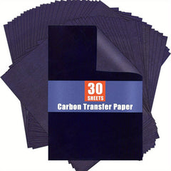 Graphite Transfer Paper 30pcs - Tracing on Wood, Canvas, Fabric