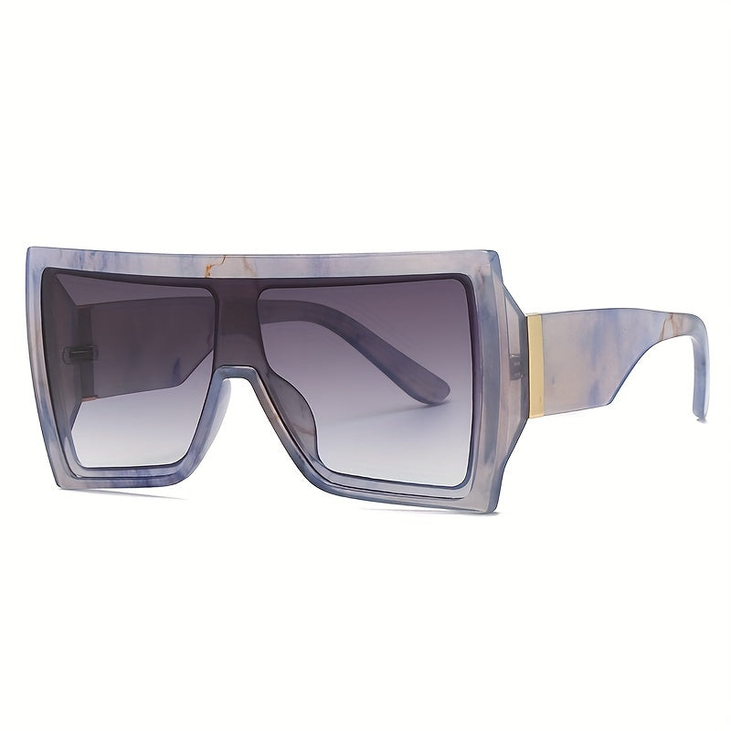 Oversized Gradient Sunglasses UV400 for Summer Beach Party