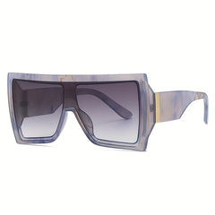Oversized Gradient Sunglasses UV400 for Summer Beach Party