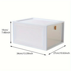 Plastic Shoe Rack Box With Door Dustproof Shoe Storage Box