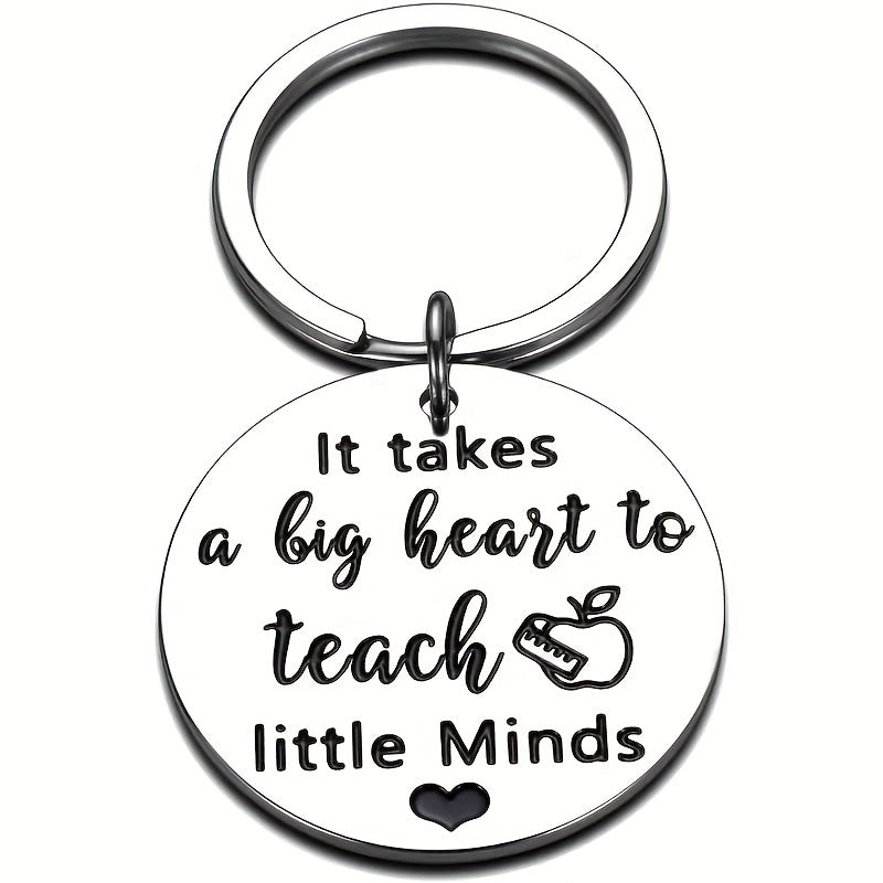 Stainless Steel Thank You Keychain For Teachers Graduation