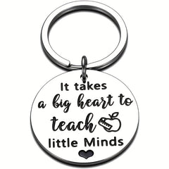 Stainless Steel Thank You Keychain For Teachers Graduation
