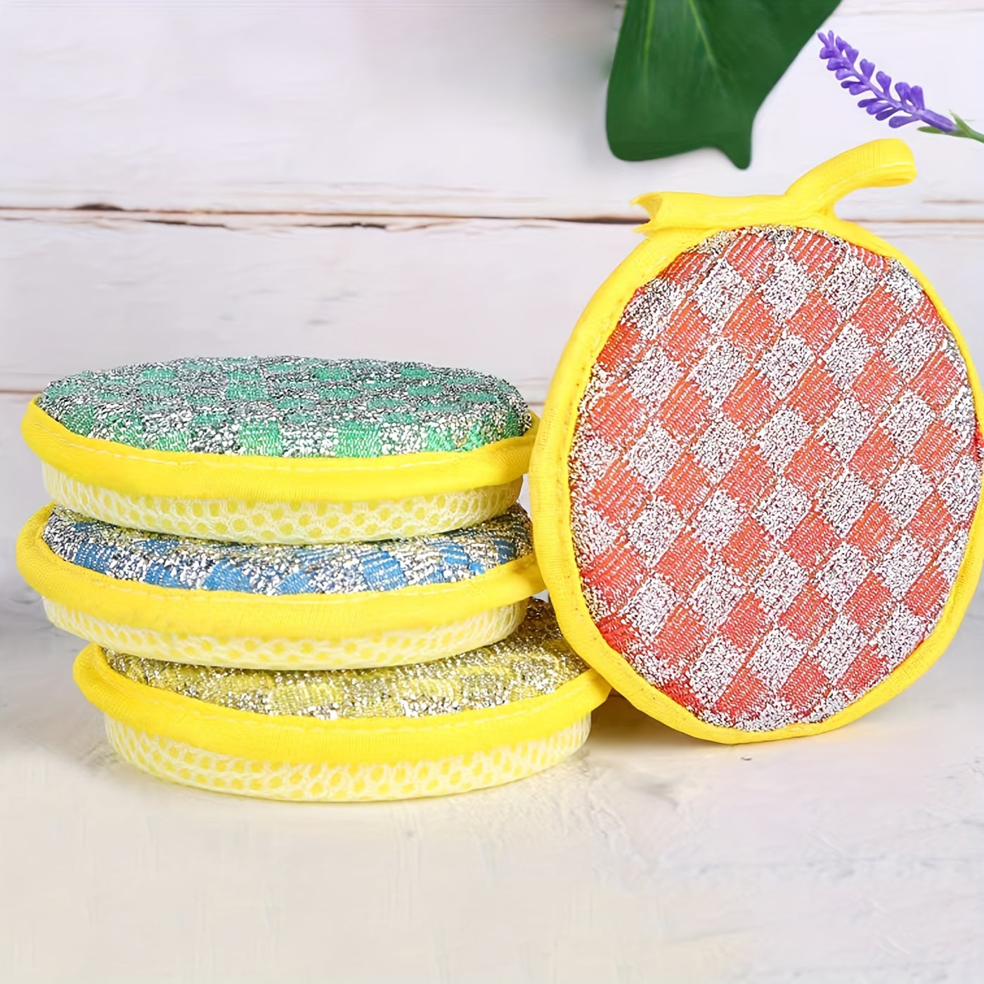 Double Sided Dishwashing Sponge 12pcs Household Cleaning Tools