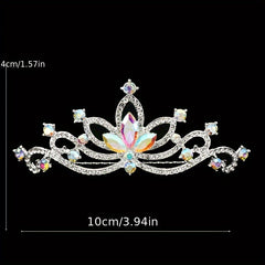 Rhinestones Bridal Headdress Princess Crown Hair Accessories