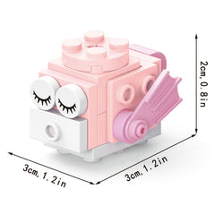 Mini Cartoon Ocean Animals Building Blocks Toys - 10 Marine Animals Models