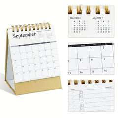 Marble Pattern Desk Calendar Mini Desktop Calendar