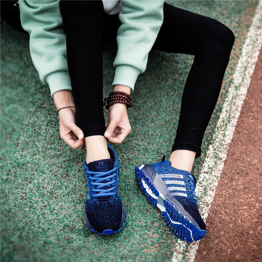 Men's Mesh Running Sneakers - Lightweight Breathable Shoes