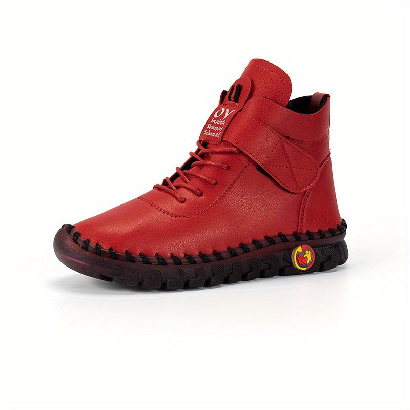 Women's Plush Winter Ankle Boots Soft Sole Non-slip Shoes