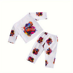 Newborn Doll Pajamas Set for 17-18 inch Dolls, Ages 3-6