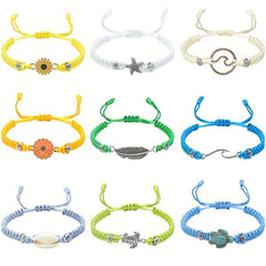 Adjustable Bracelet with Charms - Ideal Gift for Women and Girls