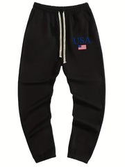 Drawstring Sweatpants Loose Fit Pants Men's Casual Joggers Spring Autumn