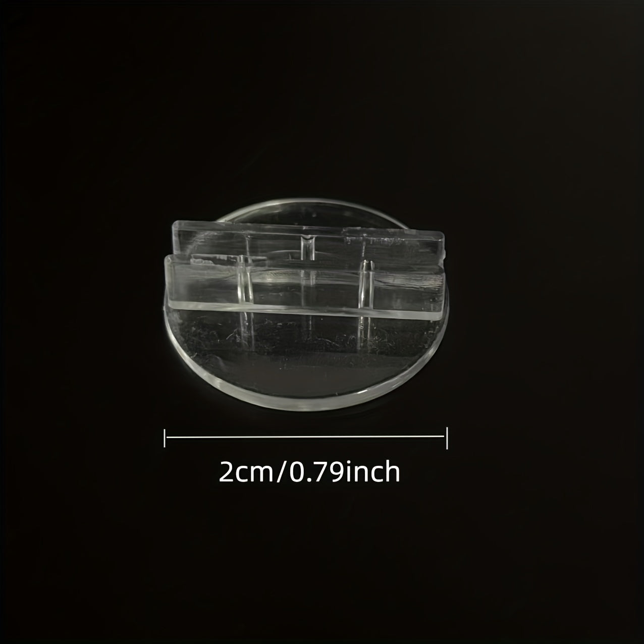 25-50pcs Round Card Holder Game Seat Card Holder Transparent Plastic Base