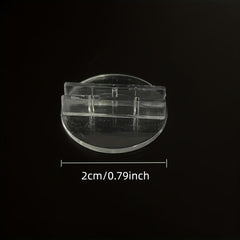 25-50pcs Round Card Holder Game Seat Card Holder Transparent Plastic Base