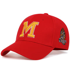 Men's Letter & Tiger Embroidered Cap