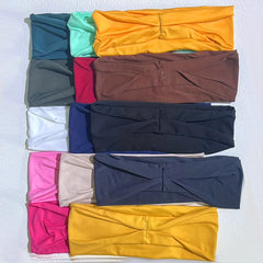 Solid Hairband Bandana Sports Sweatband