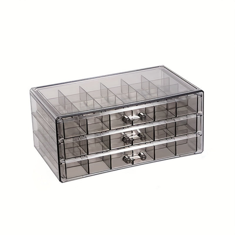 Mini Jewelry Storage Cabinet Transparent Dressing Table Box
