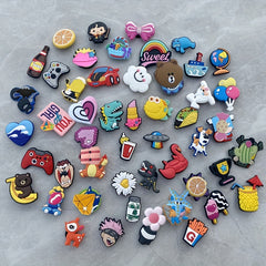 Random Cartoon Anime Shoe Charms For Crocs - Party Favors Shoe Decorations