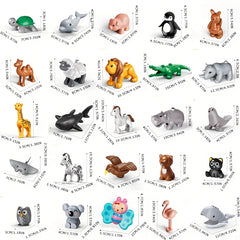 25pcs Big Building Blocks Animals Set for Kids Party Gift