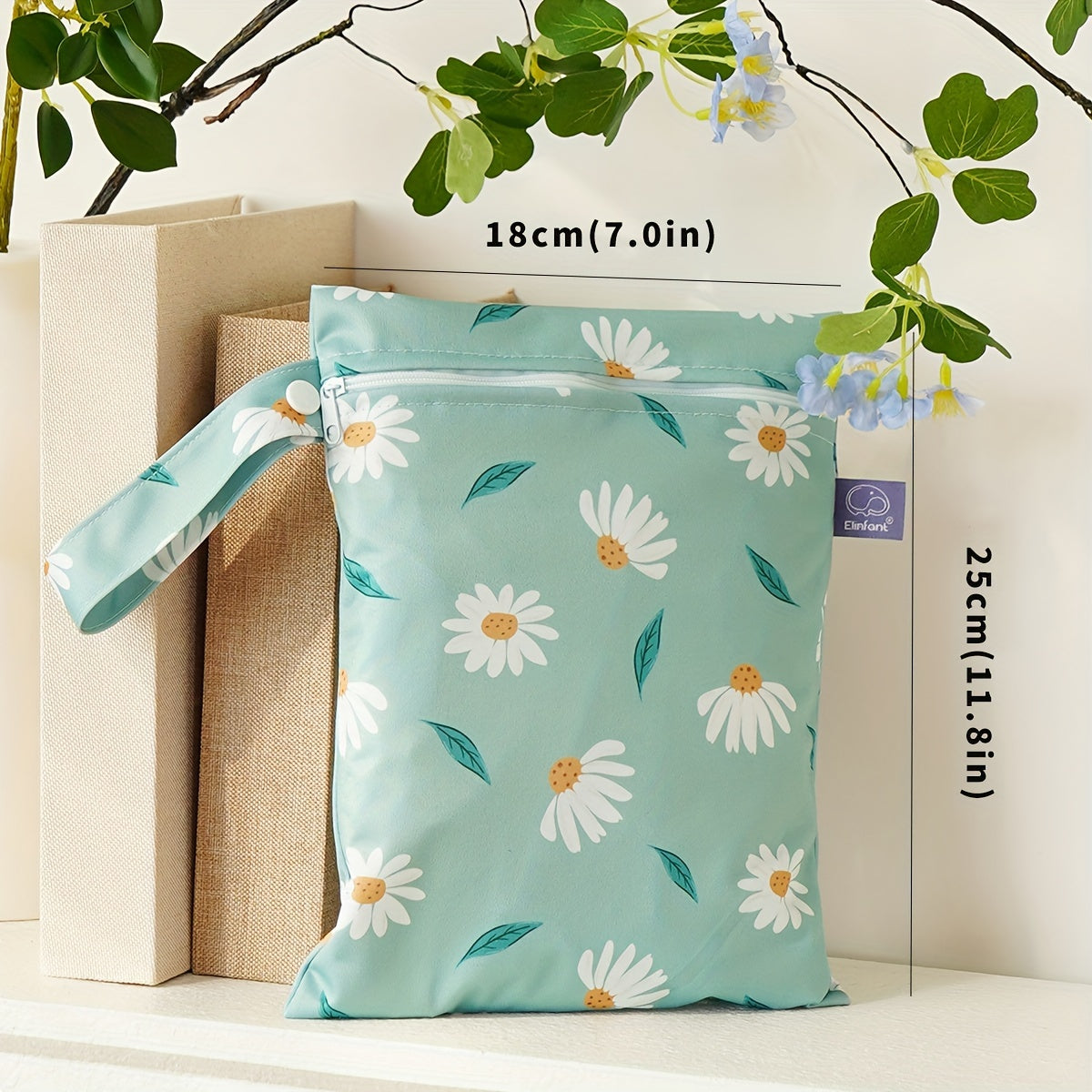 2pcs Diaper Bag Wet Dry Bag Portable