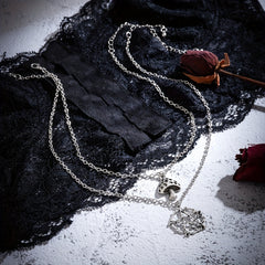 Halloween Punk Style Double Layer Star Mushroom Pendant Necklace