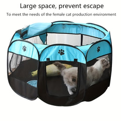 Foldable Waterproof Pet Playpen With Shade