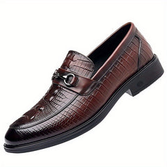 Men's PU Leather Loafer Shoes Non Slip Slip On Shoes