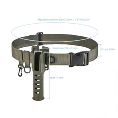 Adjustable Fishing Waist Belt With Rod Holder for Outdoor Fishing