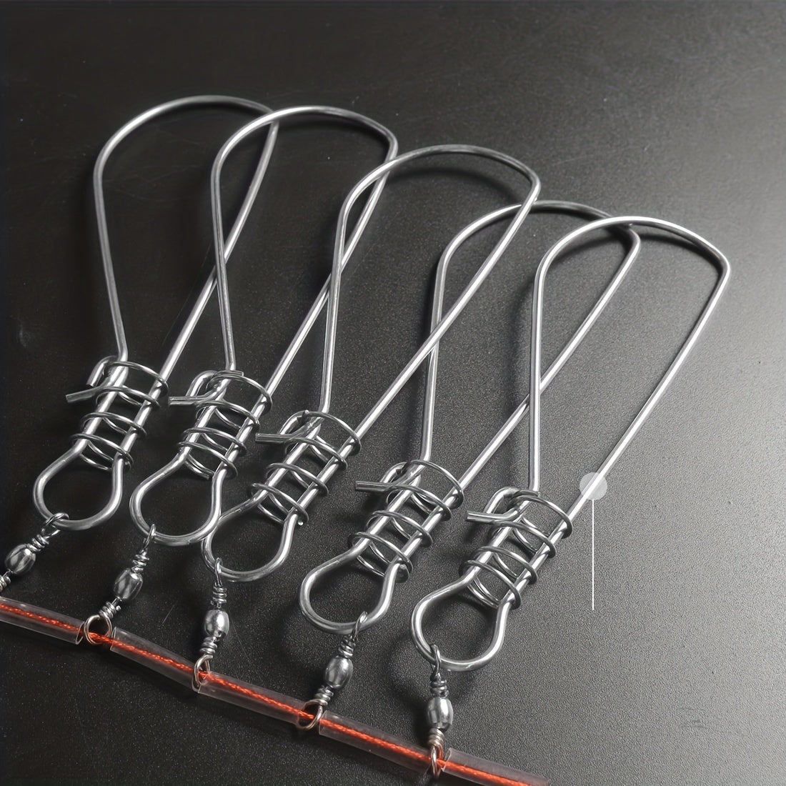 Stainless Steel Fish Stringer with 10 Clips for Easy Fish Transport