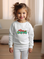 Alphabets Pattern Sweatshirt for Girls