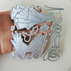 1pc Angel Metal Cutting Layering Die Scrapbooking Die DIY Card Craft Dies