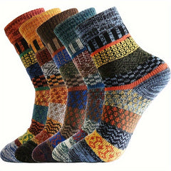 Vintage Casual Men's Warm Outdoor Socks