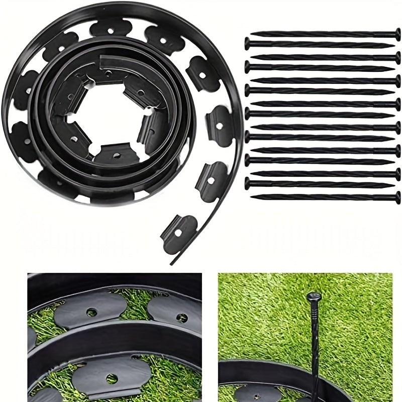 Flexible Plastic Lawn Edging 20 Feet