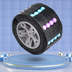 3D Cube Puzzle Toy Spin and Slide Game Early Education Skills Development