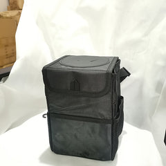 Car Trash Can Car Storage Bag Oxford Cloth Washable Folding