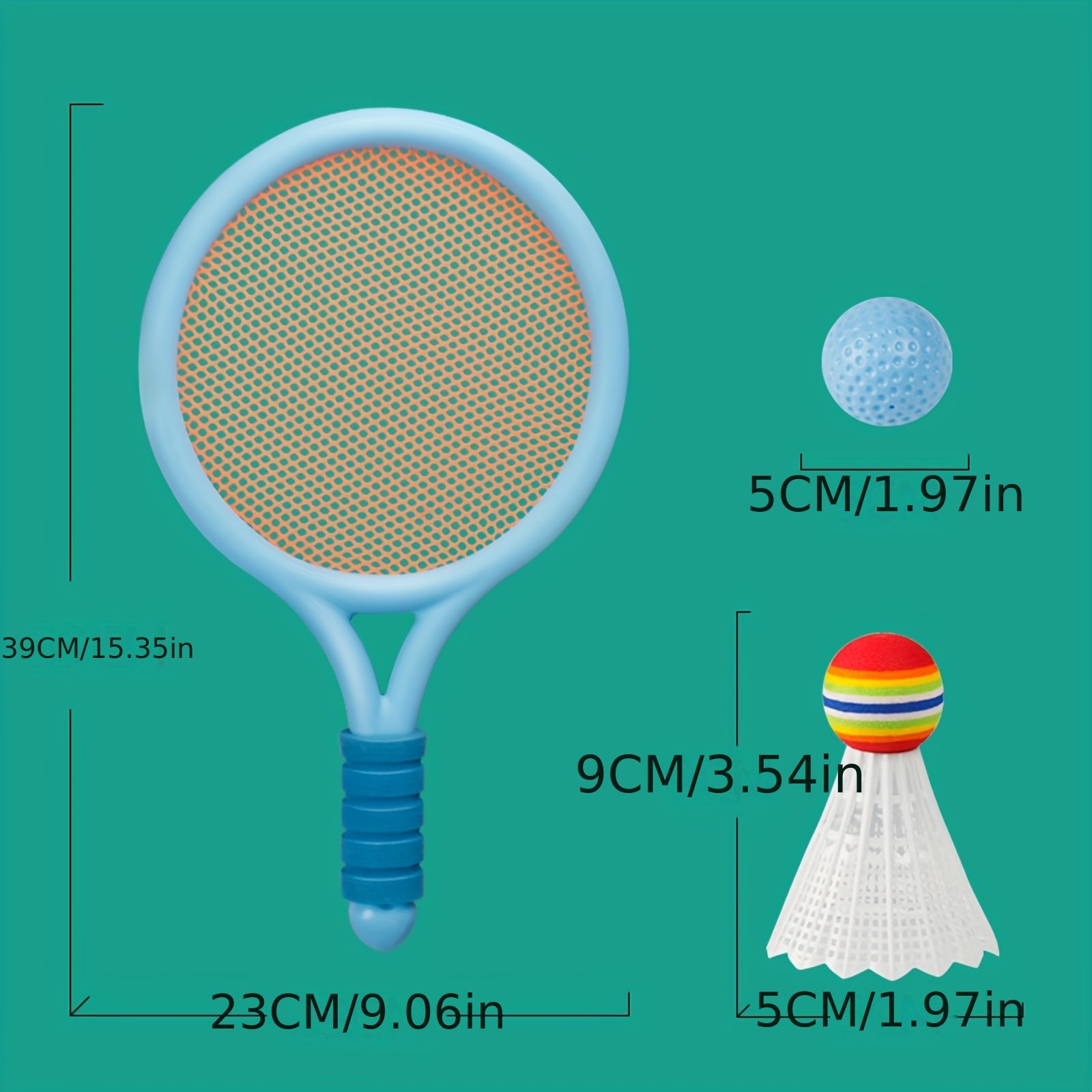 Badminton Tennis Racket Set Family Interactive Toys