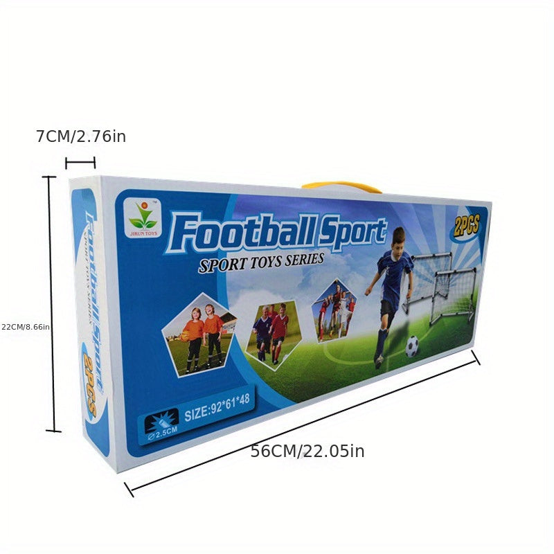 2pcs Plastic Football Goal Soccer Training Equipment Net