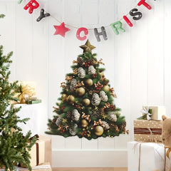 Christmas Tree Wall Decals Merry Christmas Wall Stickers
