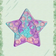 Silicone Pentagram Decompression Toy