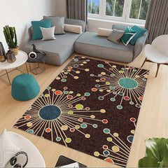Large Geometric Indoor Outdoor Area Rug for Living Room Bedroom