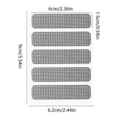 Mosquito Repellent Patches Kit w/ Grid Repair Stickers & Drainage Hole