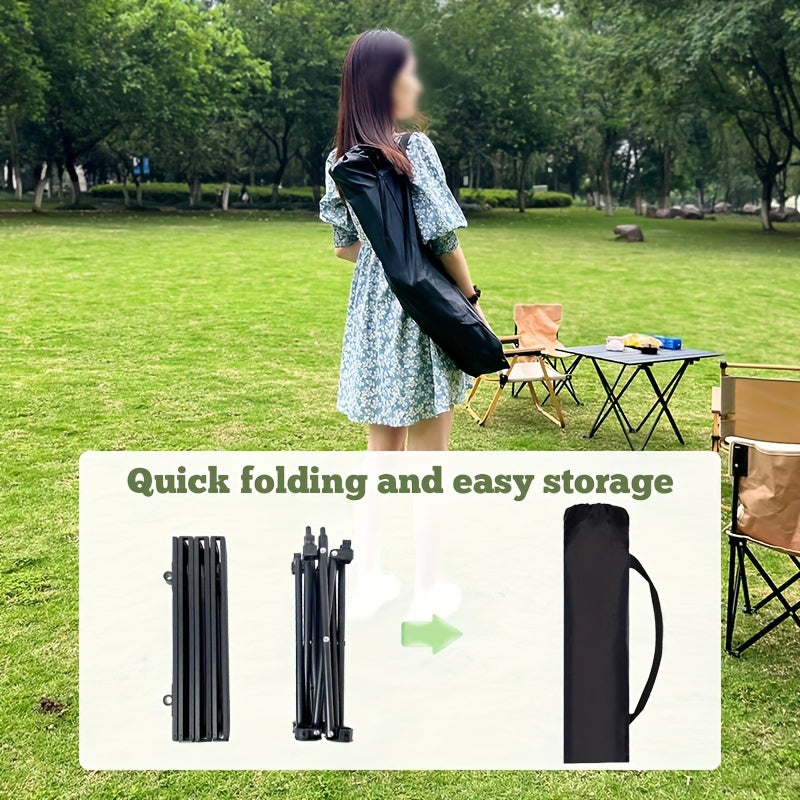 Portable Aluminum Beach Table with Bag for Outdoor Cooking Picnic Camping