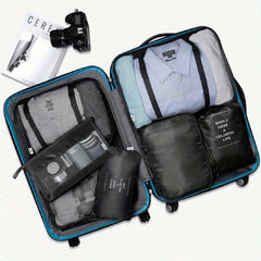 7 Pcs Travel Luggage Bag Sets Versatile Organizers