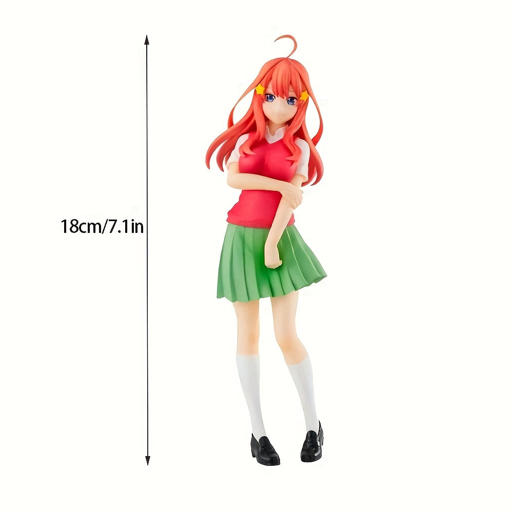 Red Haired Anime Girl Action Figure - Ideal Gift for Fans - Japanese Anime Model